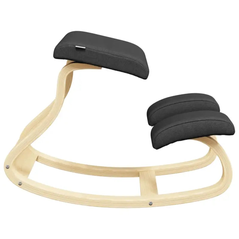 Ergonomische knielstoel van berkenhout multiplex voor rugvriendelijk zitten - Schommelstoelen