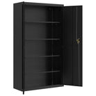 Extra brede archiefkast met verstelbare schappen in gepoedercoat staal - Archiefkasten