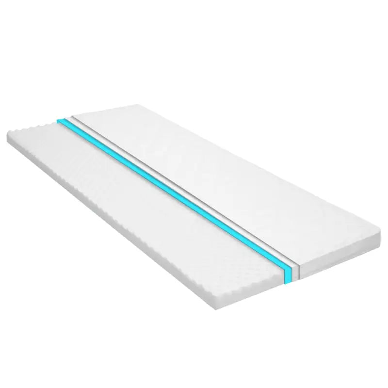 Extra zacht dekmatras met laag schuim en wasbare hoes - 100 x 200 cm - Dekmatrassen