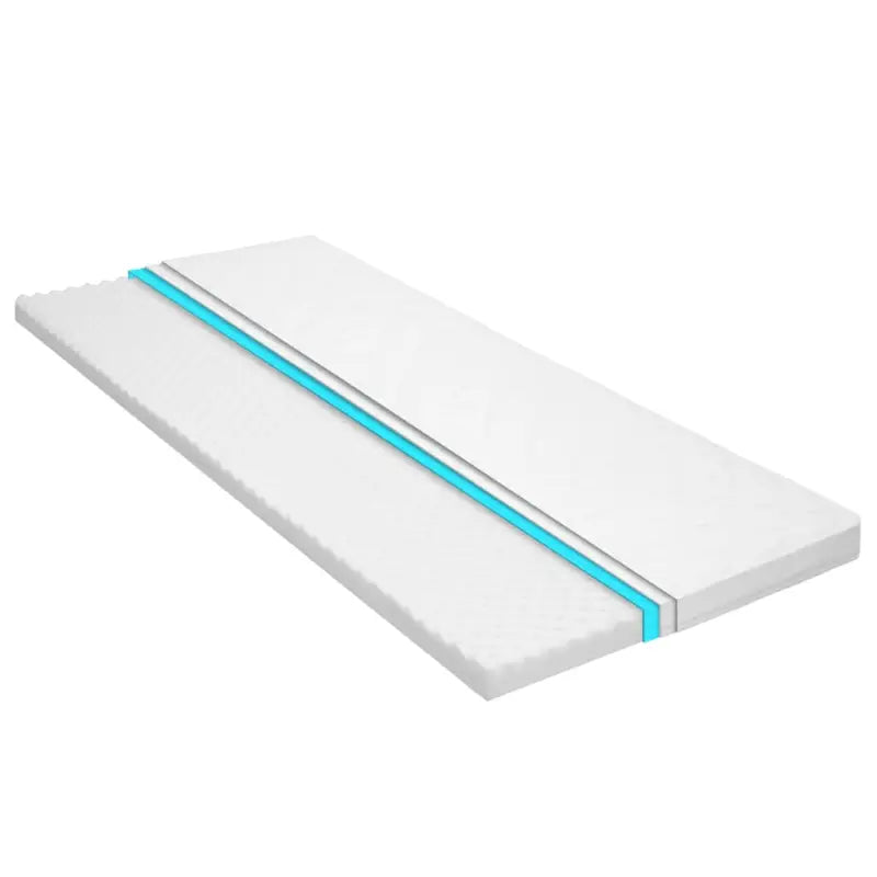 Extra zacht dekmatras met laag schuim en wasbare hoes - 120 x 200 cm - Dekmatrassen
