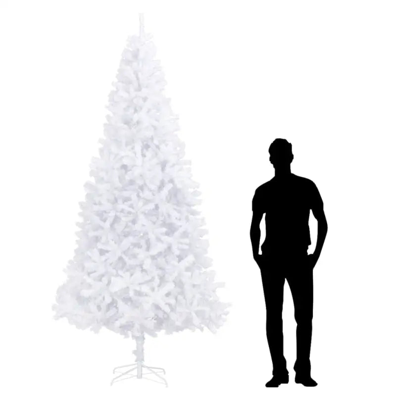 Extragrote kunstkerstboom met levensechte PVC takken - Wit / 300 x 155 cm / 1 - Kerstbomen