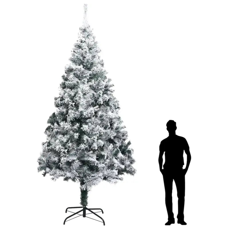Extragrote kunstkerstboom met sneeuwvlokken voor een echte kerst sfeer - Kerstbomen