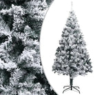 Extragrote kunstkerstboom met sneeuwvlokken voor een echte kerst sfeer - 400 x 190 cm / 1 - Kerstbomen