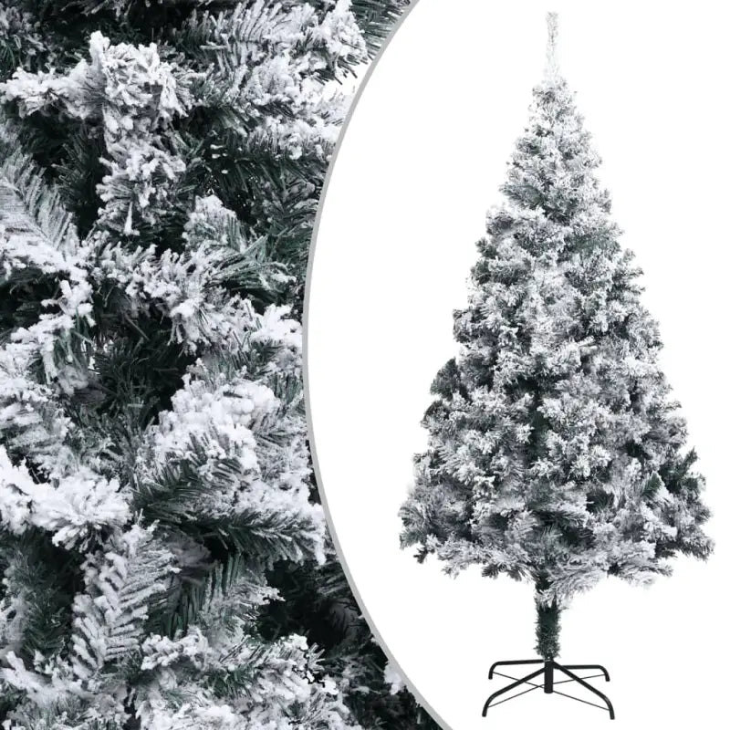 Extragrote kunstkerstboom met sneeuwvlokken voor een echte kerst sfeer - 400 x 190 cm / 1 - Kerstbomen