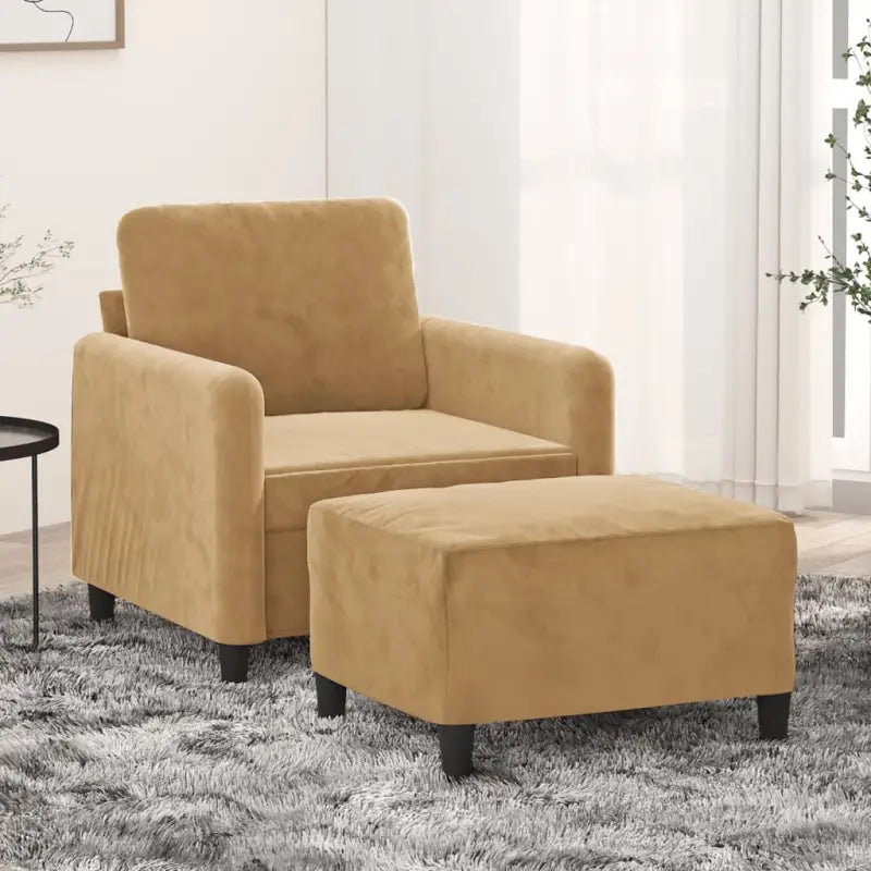 Fauteuil Banken voor cozy ontspanning en stijlvolle uitstraling - Bruin - Banken