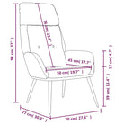 Fauteuil met optimaal zitcomfort en stabiel metalen frame - Fauteuils & Relaxfauteuils