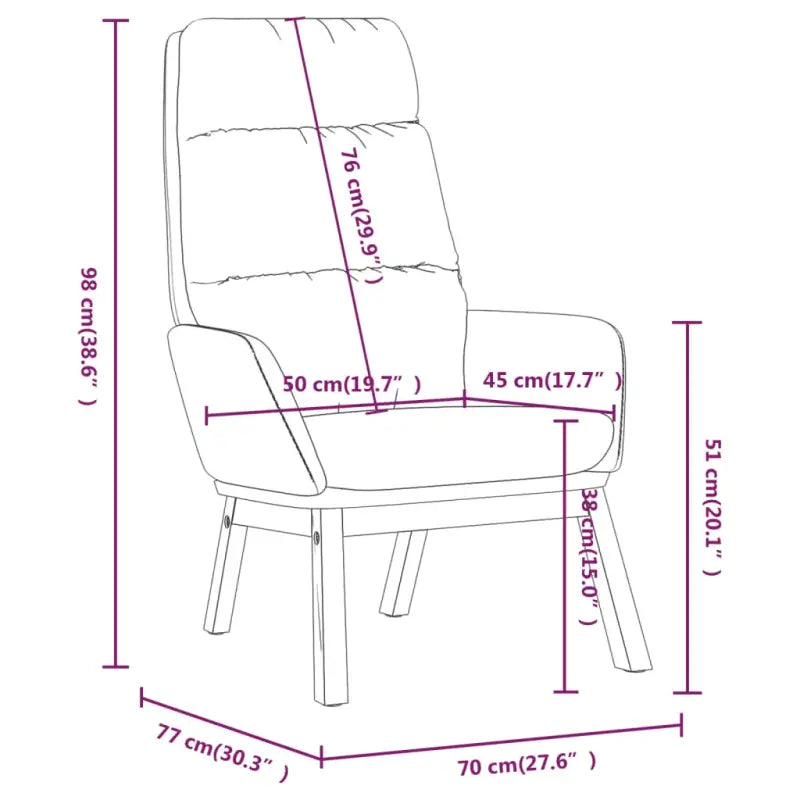 Fauteuil met optimaal zitcomfort en zacht stof voor comfort en stabiliteit - Fauteuils & Relaxfauteuils