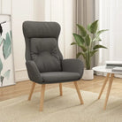 Fauteuil met optimaal zitcomfort en zachte bekleding - Donkergrijs / 1 / Zonder voetensteun - Fauteuils & Relaxfauteuils