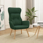 Fauteuil met optimaal zitcomfort en zachte bekleding - Donkergroen / 1 / Zonder voetensteun - Fauteuils & Relaxfauteuils