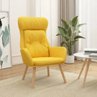 Fauteuil met optimaal zitcomfort en zachte bekleding - Geel / 1 / Zonder voetensteun - Fauteuils & Relaxfauteuils