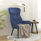 Fauteuil met optimaal zitcomfort en zachte stofbekleding - Blauw / 1 / Zonder voetensteun - Fauteuils & Relaxfauteuils