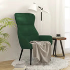 Fauteuil met optimaal zitcomfort en zachte stofbekleding - Donkergroen / 1 / Zonder voetensteun - Fauteuils &