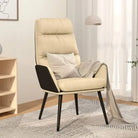 Fauteuils voor Optimaal Zitcomfort met Zachte Stoffen en Kunstleer - Crème / 1 / Zonder voetensteun - Fauteuils &