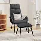 Fauteuils voor Optimaal Zitcomfort met Zachte Stoffen en Kunstleer - Donkergrijs / 1 / Met voetensteun - Fauteuils &