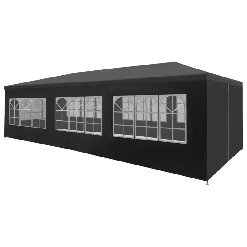 Feesttent en tuinpaviljoen voor buitenfeestjes - Antraciet / 3 x 9 m / 1 - Partytenten & prieëlen