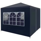 Feesttent en tuinpaviljoen voor buitenfeestjes - Blauw / 3 x 3 m / 1 - Partytenten & prieëlen