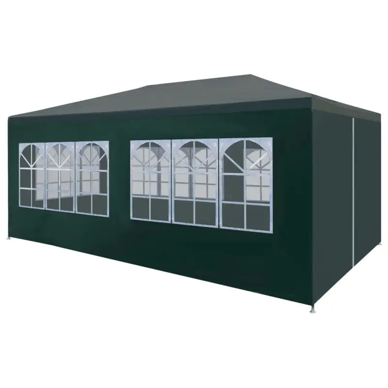 Feesttent en tuinpaviljoen voor buitenfeestjes - Groen / 3 x 6 m / 1 - Partytenten & prieëlen