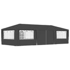 Feesttent voor tuinfeesten en buitengebruik - Antraciet / 4 x 9 m / 1 - Partytenten & prieëlen