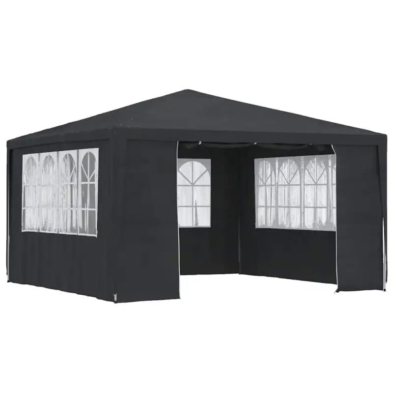 Feesttent voor tuinfeesten en buitengebruik - Antraciet / 4 x 4 m / 1 - Partytenten & prieëlen