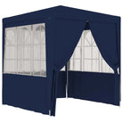 Feesttent voor tuinfeesten en buitengebruik - Blauw / 2.5 x 2.5 m / 1 - Partytenten & prieëlen
