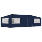 Feesttent voor tuinfeesten en buitengebruik - Blauw / 4 x 9 m / 1 - Partytenten & prieëlen