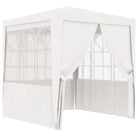 Feesttent voor tuinfeesten en buitengebruik - Wit / 2.5 x 2.5 m / 1 - Partytenten & prieëlen