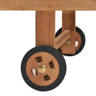 Fijn geschuurd houten loungebed met retro design voor buitenruimtes - Ligstoelen