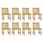 Fijn geschuurd houten tuinstoelenet voor comfort in tuin of terras - Heldergroen / 8 - Tuinstoelen