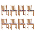 Fijn geschuurd houten tuinstoelenet voor comfort in tuin of terras - Rood ruitpatroon / 8 - Tuinstoelen