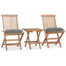 Fijn geschuurd teakhouten tuinset met grote afmetingen tafel en stoelen - Grijs - Tuinsets