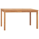 Fijn geschuurd teakhouten tuintafel voor een natuurlijke look - 140 x 80 x 77 cm / 1 - Tuintafels