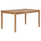 Fijn geschuurd teakhouten tuintafel voor een natuurlijke look - 150 x 90 x 77 cm / 1 - Tuintafels