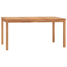 Fijn geschuurd teakhouten tuintafel voor een natuurlijke look - 160 x 80 x 77 cm / 1 - Tuintafels