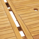 Fijn geschuurd verlengbare houten tuintafel voor buitengebruik - Tuintafels