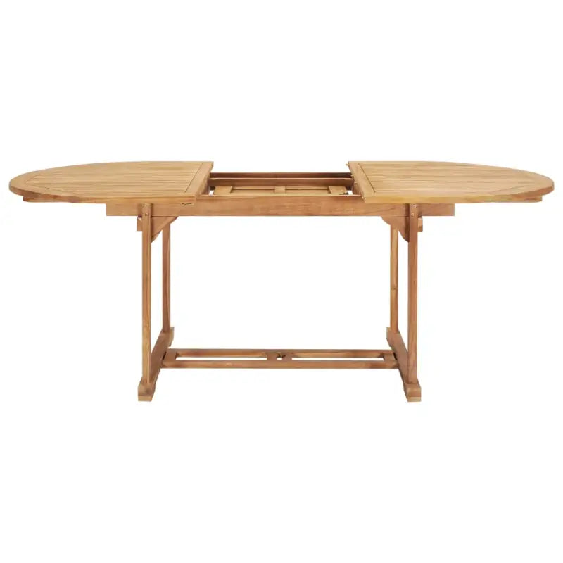 Fijn geschuurd verlengbare houten tuintafel voor buitengebruik - Tuintafels