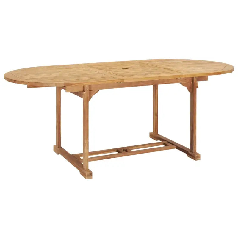 Fijn geschuurd verlengbare houten tuintafel voor buitengebruik - Tuintafels