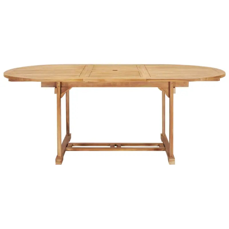 Fijn geschuurd verlengbare houten tuintafel voor buitengebruik - Tuintafels