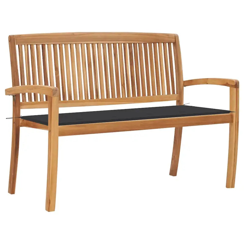 Fijn geschuurde houten tuinbank voor buitengebruik - Antraciet / 120 cm / 1 - Tuinbanken