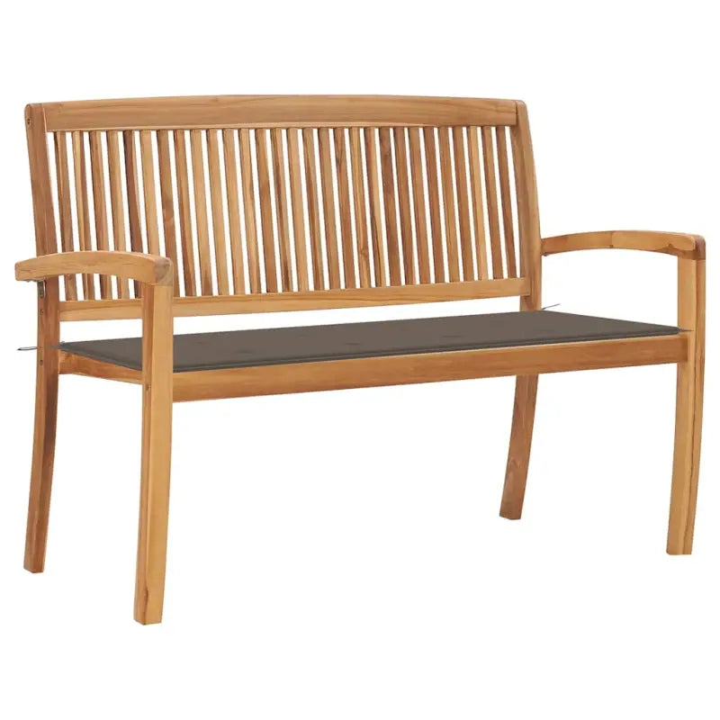 Fijn geschuurde houten tuinbank voor buitengebruik - Taupe / 120 cm / 1 - Tuinbanken