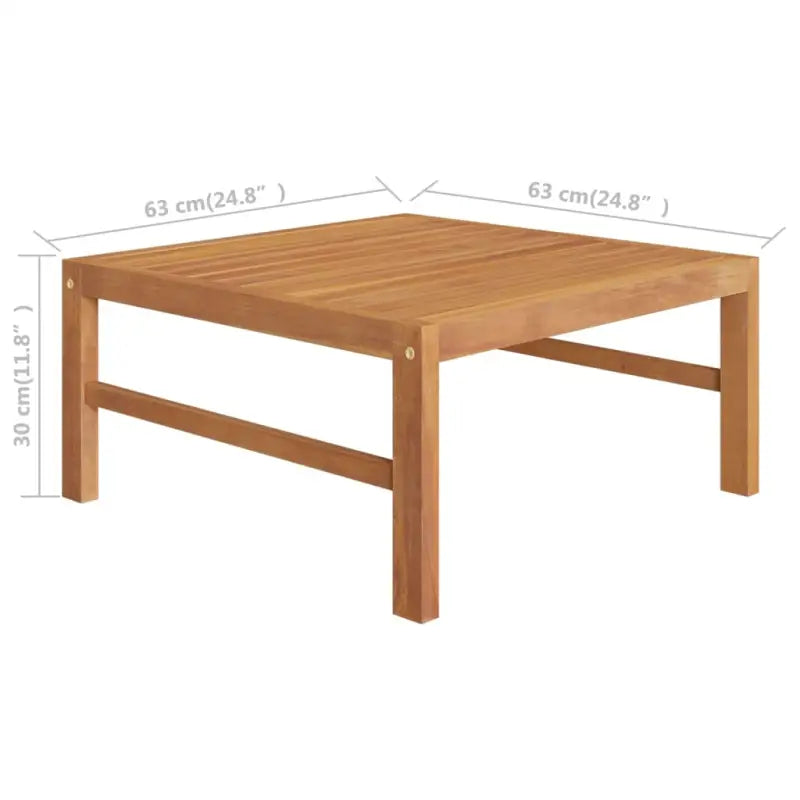 Fijn geschuurde houten tuinset met zachte kussens voor buitenplezier - Tuinsets