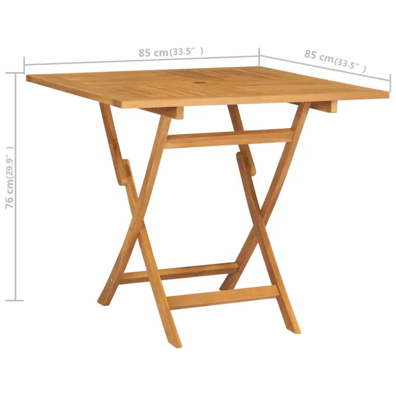 Fijn geschuurde houten tuinset voor kamperen en picknicken - Tuinsets