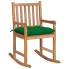Fijn geschuurde houten tuinstoel voor binnen en buiten - Groen / 1 - Tuinstoelen