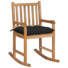 Fijn geschuurde houten tuinstoel voor binnen en buiten - Zwart / 1 - Tuinstoelen