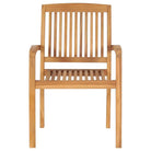 Fijn geschuurde houten tuinstoelen met vintage uitstraling - Tuinstoelen