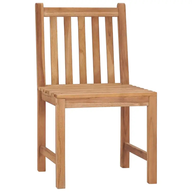 Fijn geschuurde houten tuinstoelen set voor in de tuin of op terras - Tuinstoelen