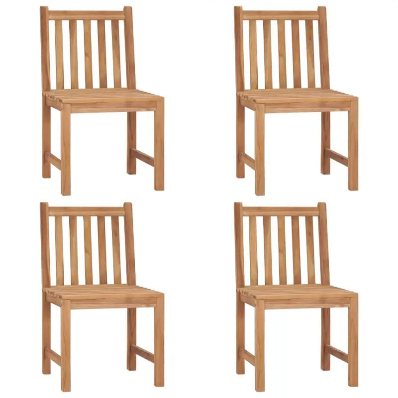 Fijn geschuurde houten tuinstoelen set voor in de tuin of op terras - Tuinstoelen