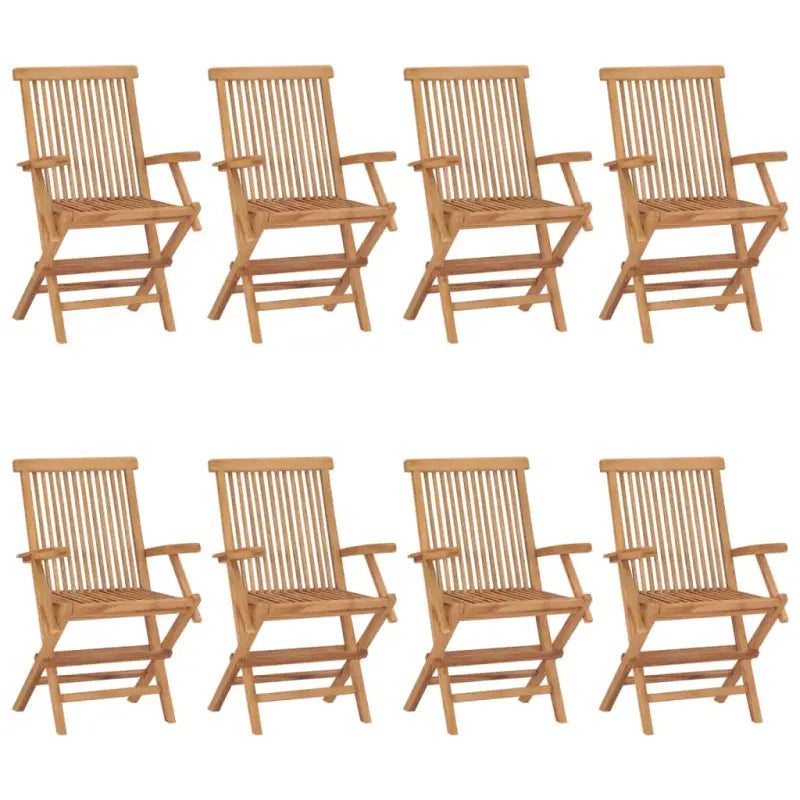 Fijn geschuurde houten tuinstoelen set voor terras en tuin - Tuinstoelen