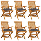 Fijn geschuurde houten tuinstoelen set voor terras en tuin - Antraciet / 6 - Tuinstoelen