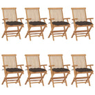 Fijn geschuurde houten tuinstoelen set voor terras en tuin - Taupe / 8 - Tuinstoelen