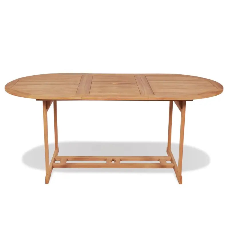 Fijn geschuurde houten tuintafel voor buiten met klassiek ontwerp - Tuintafels